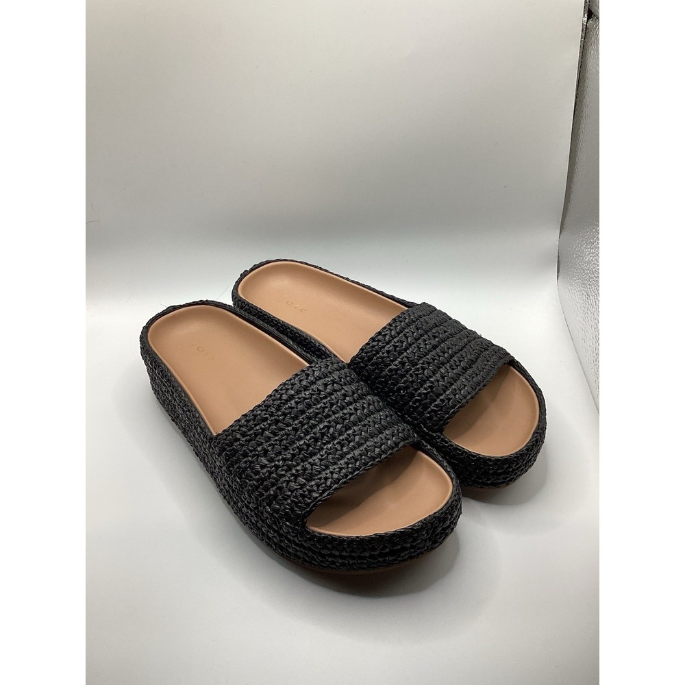 Joie Women Boho Hobo Espadrille Platform Woven Design Sandals Shoes Sz 6.5.  W14
